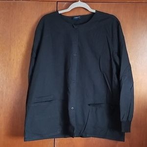 Scrub jacket.